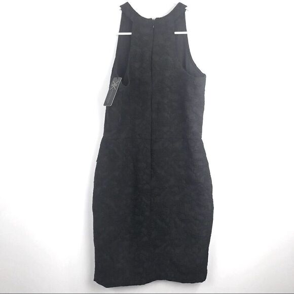 Kardashian Kollection Black Quilted Sleeveless Halter Dress NEW - Picture 6 of 15